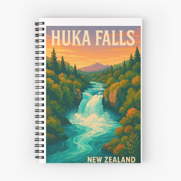Item preview,  Huka Falls River Gorge Sunset, Taupō designed and sold by Places On Earth.