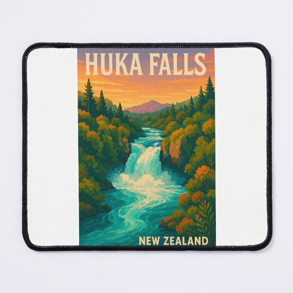 Item preview,  Huka Falls River Gorge Sunset, Taupō designed and sold by Places On Earth.