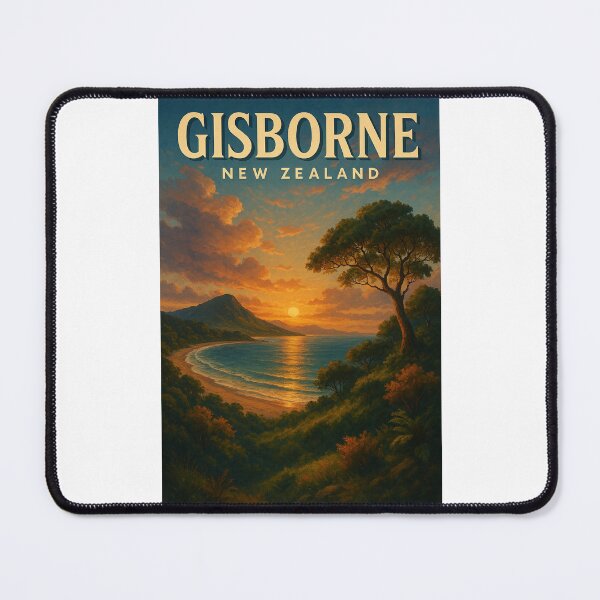 Item preview, Gisborne New Zealand Coastal Sunset Beach designed and sold by Places On Earth.