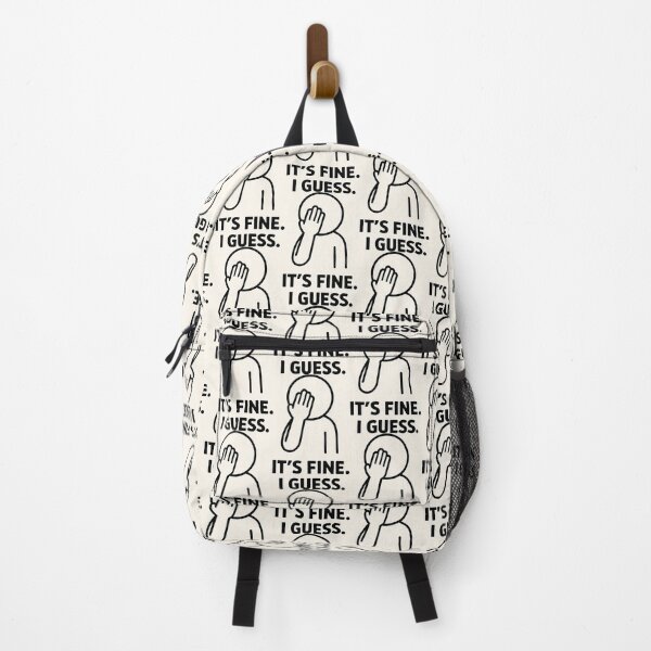 Item preview, It's Fine I Guess Facepalm Funny Office Meme designed and sold by SplashTastic.