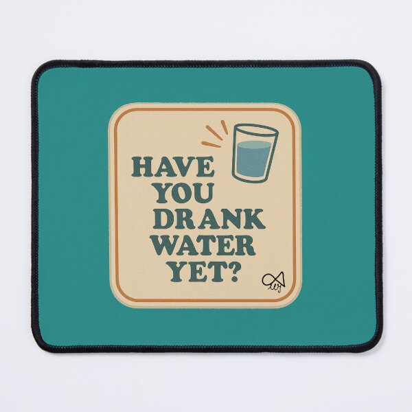 Item preview, LaMaisonOfMY NAGGING STICKERS COLLECTION “Have You Drank Water Yet?” V2 On Green designed and sold by LaMaisonOfMY.