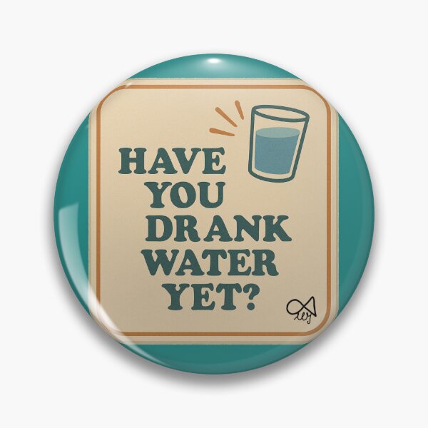 Item preview, LaMaisonOfMY NAGGING STICKERS COLLECTION “Have You Drank Water Yet?” V2 On Green designed and sold by LaMaisonOfMY.