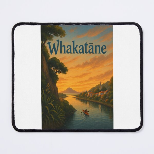 Item preview, Whakatāne NZ Kayak Sunset River Escape designed and sold by Places On Earth.