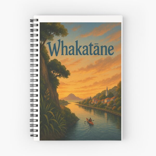 Item preview, Whakatāne NZ Kayak Sunset River Escape designed and sold by Places On Earth.