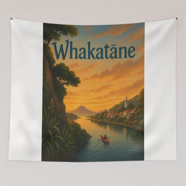 Item preview, Whakatāne NZ Kayak Sunset River Escape designed and sold by Places On Earth.