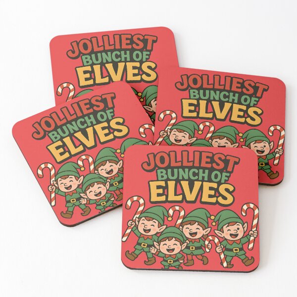 Item preview, Jolliest Bunch of Elves designed and sold by Signal and Ink.