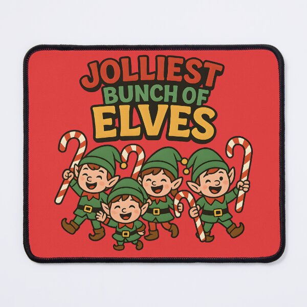 Item preview, Jolliest Bunch of Elves designed and sold by Signal and Ink.