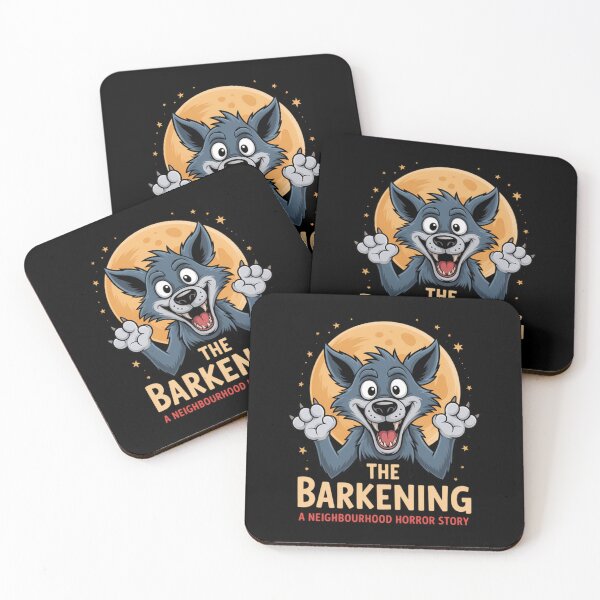 Item preview, The Barkening Funny Dog Barking Horror A Neighbourhood Howl designed and sold by MisfitCultureee.