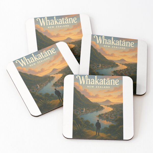Item preview, Whakatāne New Zealand Sunset River View designed and sold by Places On Earth.