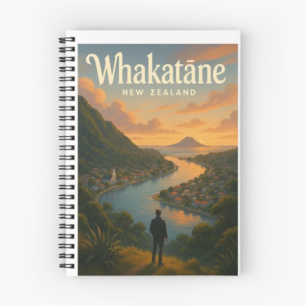 Item preview, Whakatāne New Zealand Sunset River View designed and sold by Places On Earth.
