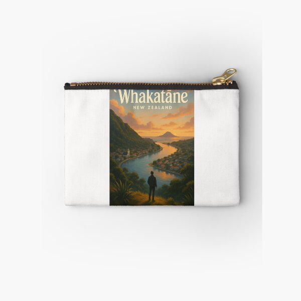 Item preview, Whakatāne New Zealand Sunset River View designed and sold by Places On Earth.