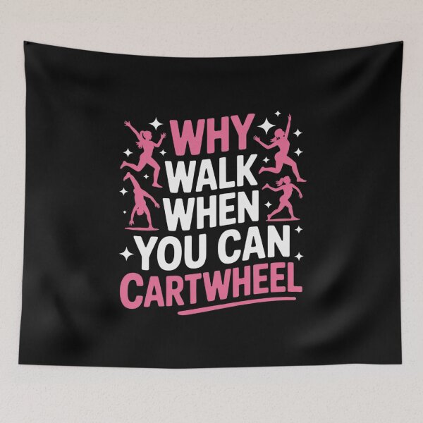 Item preview, Girls' Cool Cartwheel Gymnastics designed and sold by petrichorsworld.