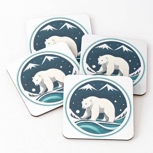 Item preview, white bear designed and sold by aliraweb.