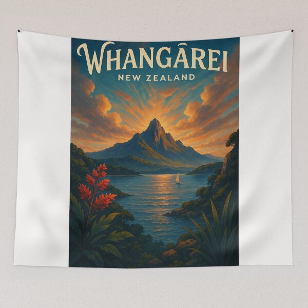 Item preview, Whangārei New Zealand Sunrise Coastal Peak designed and sold by Places On Earth.