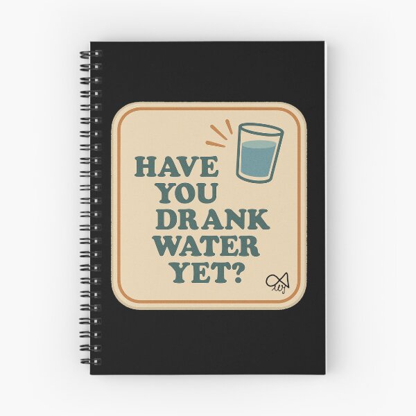 Item preview, LaMaisonOfMY NAGGING STICKERS COLLECTION “Have You Drank Water Yet?” V2 On Black designed and sold by LaMaisonOfMY.