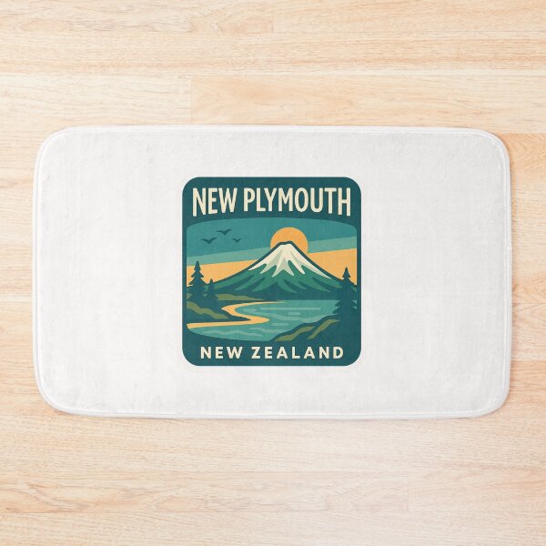 Item preview, New Plymouth NZ Sunset Coastal Landscape designed and sold by Places On Earth.