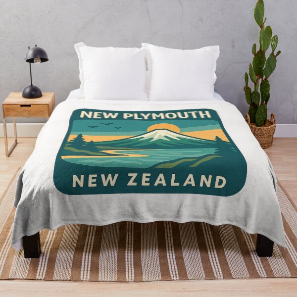 Item preview, New Plymouth NZ Sunset Coastal Landscape designed and sold by Places On Earth.
