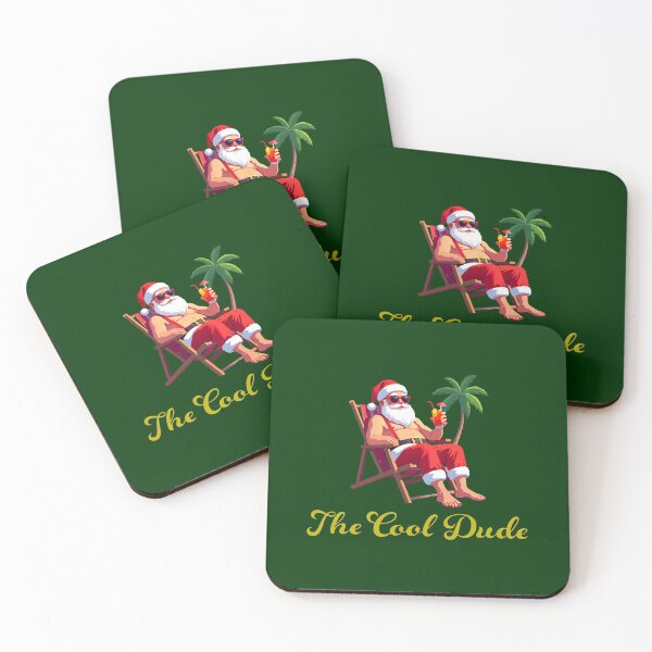 Item preview, Tropical Santa Summer Vacation | Sleigh-cation Cool Dude designed and sold by DeeLulu.