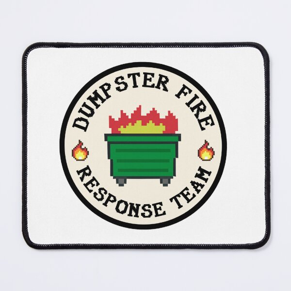 Item preview, Dumpster Fire Response Team Leader Trash Recovery Crew designed and sold by HumansStuck12.