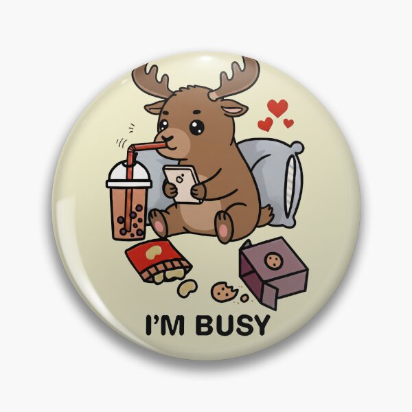 Item preview, Funny Moose Im Busy Boba Tea Zoo Boys Girls Kids designed and sold by rafaeltto.