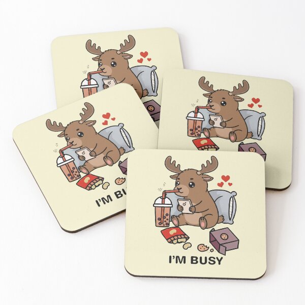 Item preview, Funny Moose Im Busy Boba Tea Zoo Boys Girls Kids designed and sold by rafaeltto.