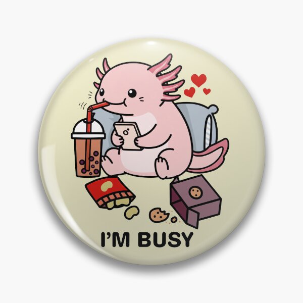 Item preview, Funny Axolotl Im Busy Boba Tea Zoo Boys Girls Kids designed and sold by rafaeltto.
