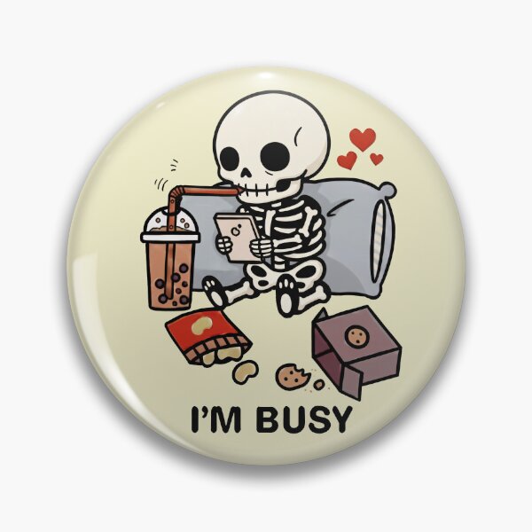 Item preview, Funny Skeleton Im Busy Boba Tea Halloween Boys Girls Kids designed and sold by rafaeltto.
