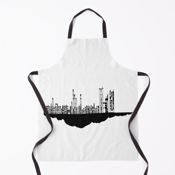 Item preview, Paysage Urbain Volant 7 (simple, noir et blanc, minimaliste) designed and sold by EBFCDesigns.