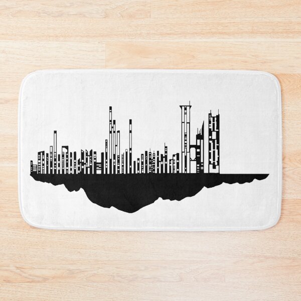 Item preview, Paysage Urbain Volant 7 (simple, noir et blanc, minimaliste) designed and sold by EBFCDesigns.