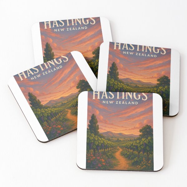 Item preview, Vineyard Path at Sunset in Hastings New Zealand designed and sold by Aryabek.