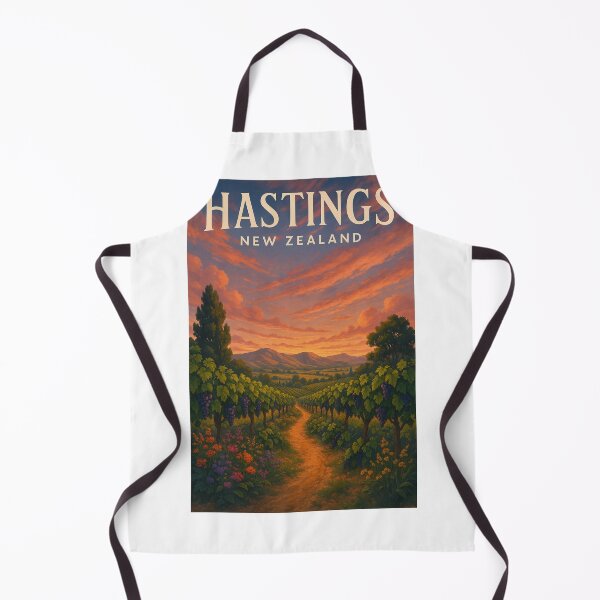 Item preview, Vineyard Path at Sunset in Hastings New Zealand designed and sold by Aryabek.