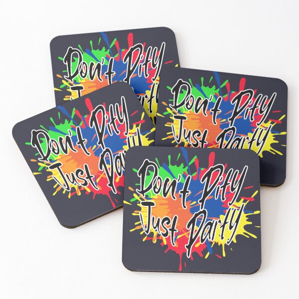 Item preview, Don’t Pity Just Party - Disability Pride Positive Quote designed and sold by Ivy-Triggs.