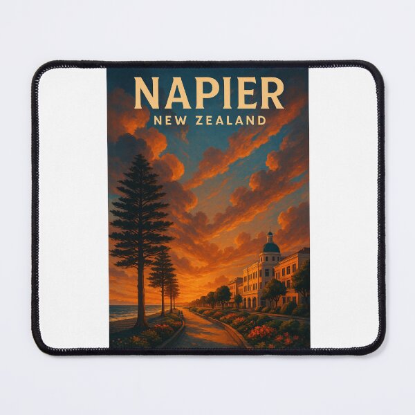 Item preview, Sunset Promenade in Napier New Zealand designed and sold by Aryabek.