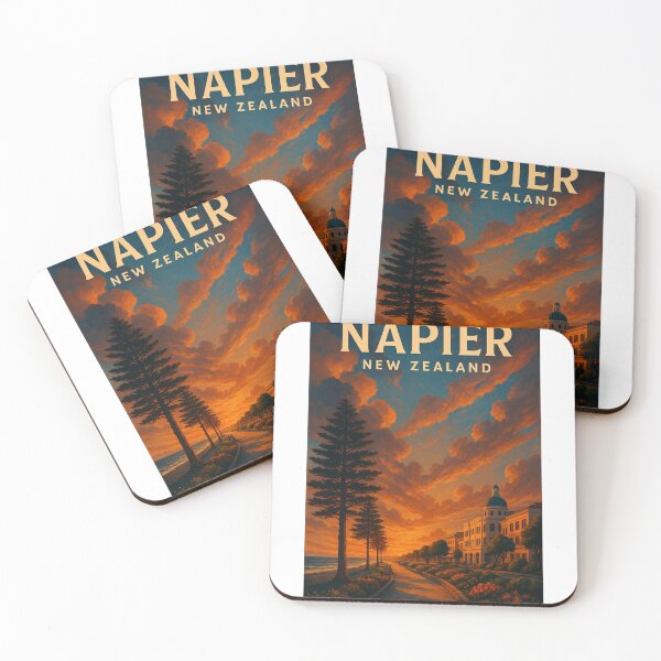 Item preview, Sunset Promenade in Napier New Zealand designed and sold by Aryabek.