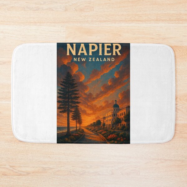 Item preview, Sunset Promenade in Napier New Zealand designed and sold by Aryabek.