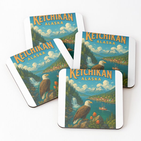 Item preview,  Ketchikan Bald Eagle View, Alaska Inside Passage designed and sold by Aryabek.