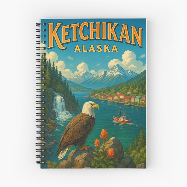Item preview,  Ketchikan Bald Eagle View, Alaska Inside Passage designed and sold by Aryabek.