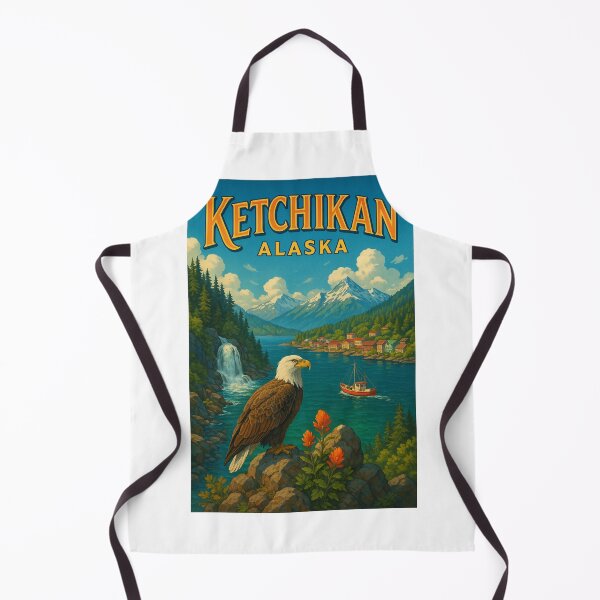 Item preview, Ketchikan Bald Eagle View, Alaska Inside Passage designed and sold by Aryabek.