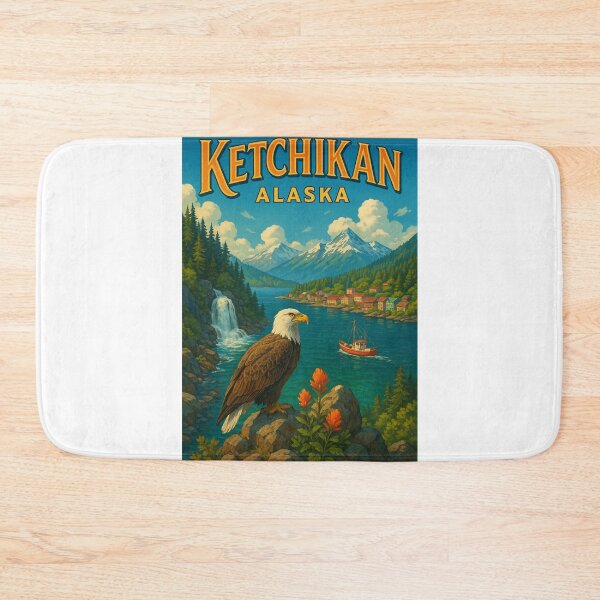 Item preview,  Ketchikan Bald Eagle View, Alaska Inside Passage designed and sold by Aryabek.