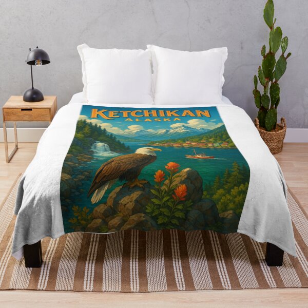Item preview,  Ketchikan Bald Eagle View, Alaska Inside Passage designed and sold by Aryabek.