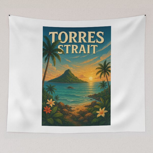 Item preview,  Torres Strait Island Sunset, Queensland Tropics designed and sold by Aryabek.