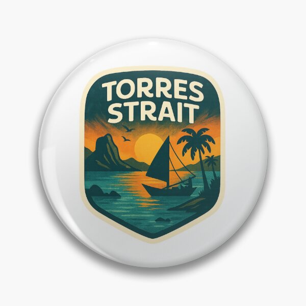 Item preview,  Torres Strait Sailing Badge, Coral Sea Queensland designed and sold by Aryabek.
