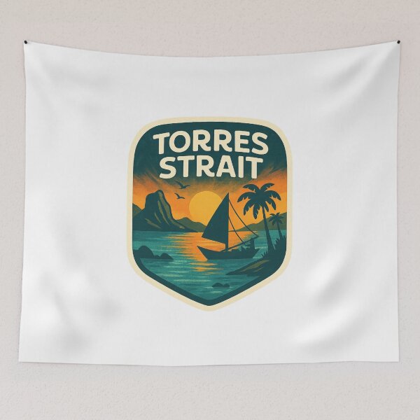 Item preview,  Torres Strait Sailing Badge, Coral Sea Queensland designed and sold by Aryabek.