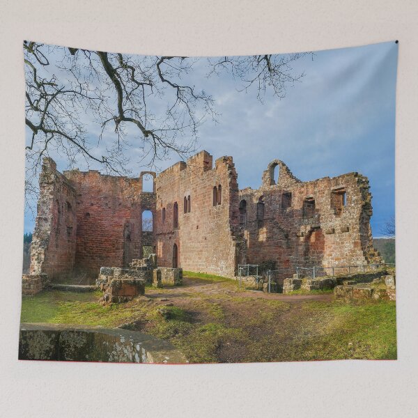Item preview, Hohenecken Castle Ruins designed and sold by Palatinasart.