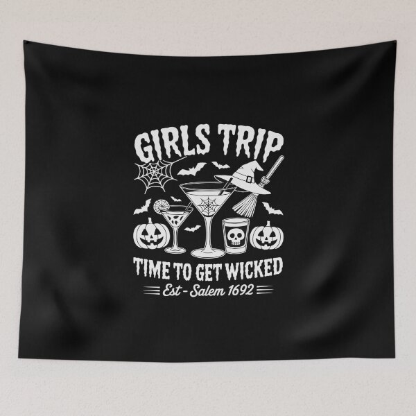 Item preview, Girls Trip Time to Get Wicked Est 1692 Halloween Party designed and sold by KingsLife1994.