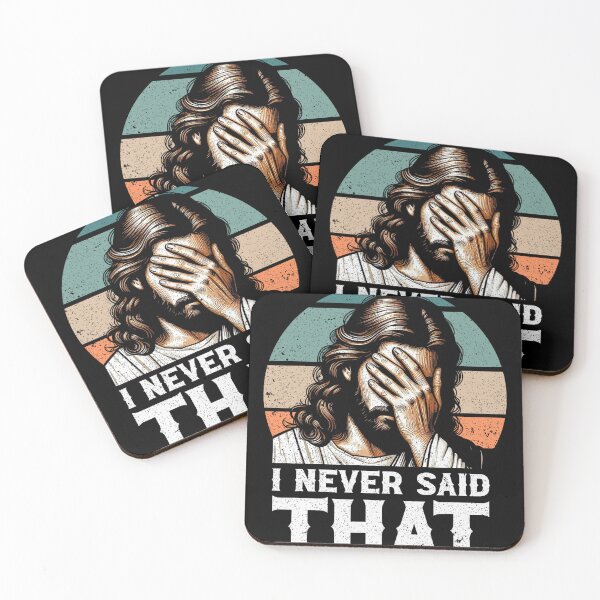 Item preview, I Never Said That Jesus Meme Funny Christian God Religious T-Shirt designed and sold by MaudWebe.