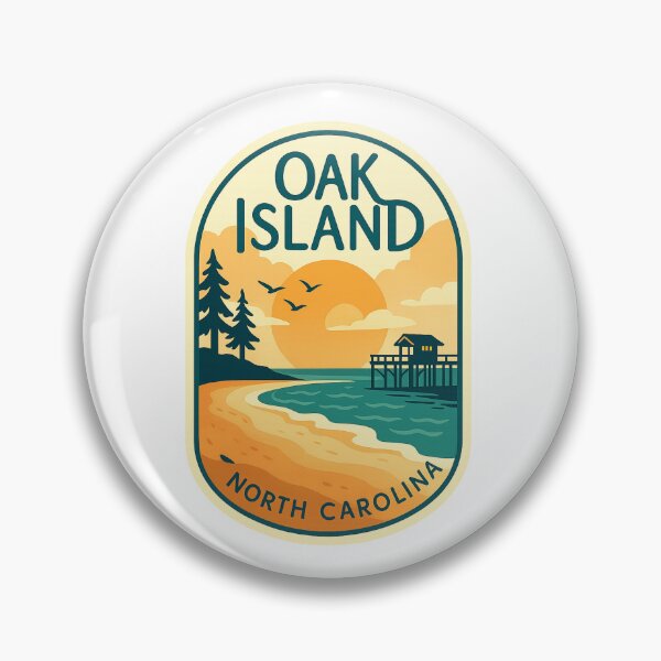Item preview, Oak Island Sunset Pier View, North Carolina Coast designed and sold by Aryabek.