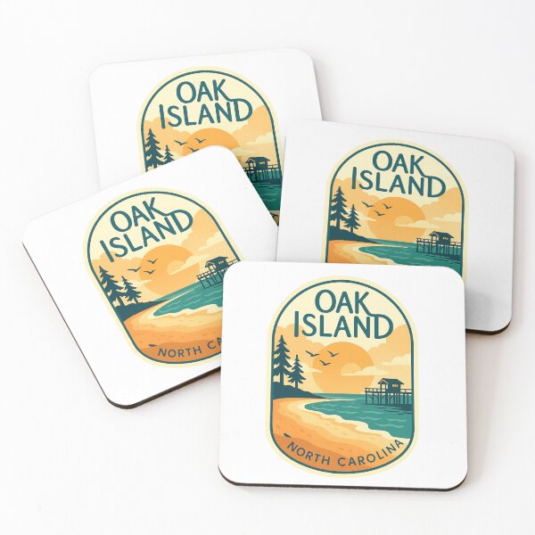Item preview, Oak Island Sunset Pier View, North Carolina Coast designed and sold by Aryabek.