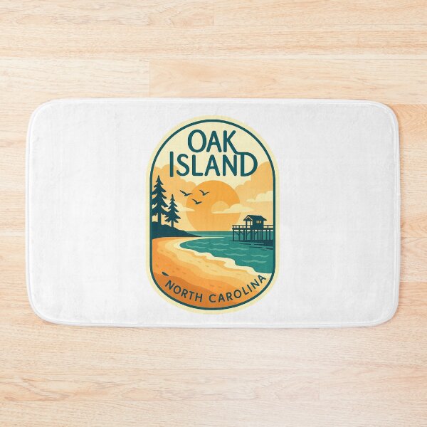 Item preview,  Oak Island Sunset Pier View, North Carolina Coast designed and sold by Aryabek.