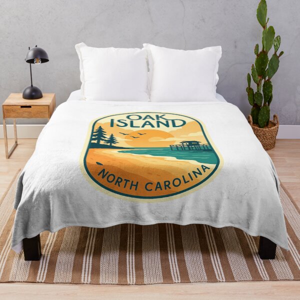 Item preview,  Oak Island Sunset Pier View, North Carolina Coast designed and sold by Aryabek.